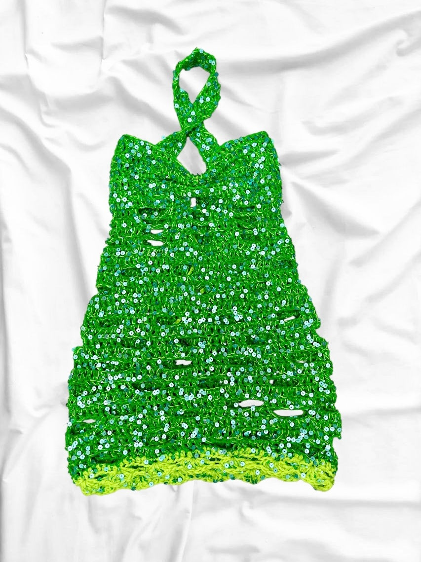 Starlit Crochet Gown