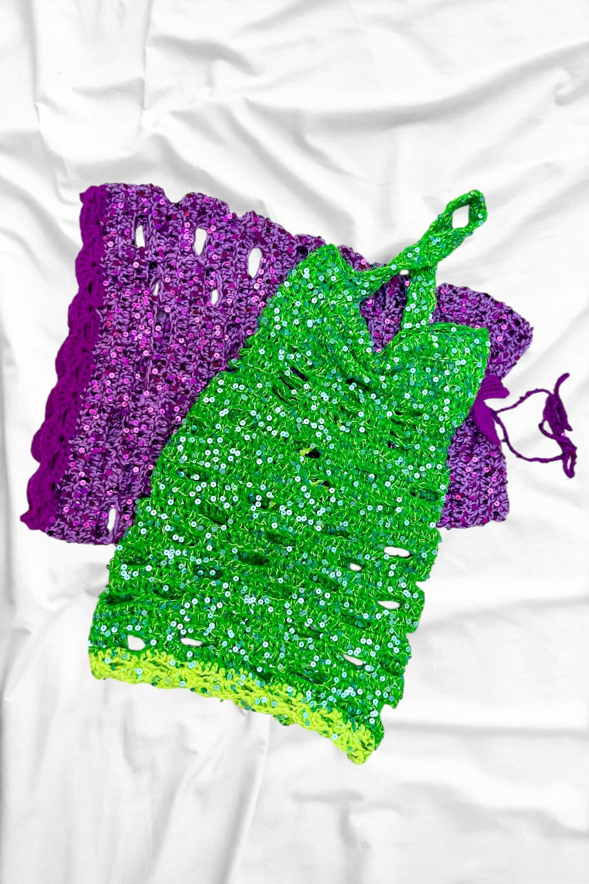 Starlit Crochet Gown